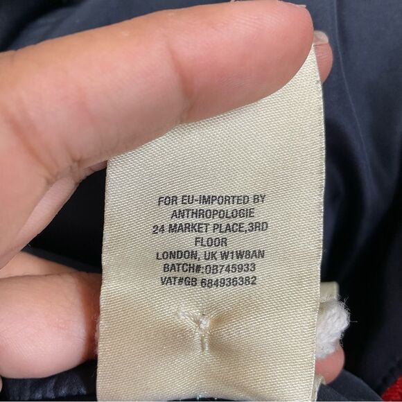 Anthropologie Sleeping On Snow Intarsia fair isle wool blend sweater cardigan S - Picture 13 of 14